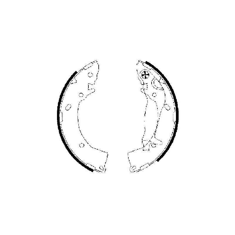 Jeu de mâchoires de frein MINTEX