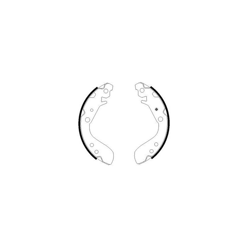 Jeu de mâchoires de frein MINTEX