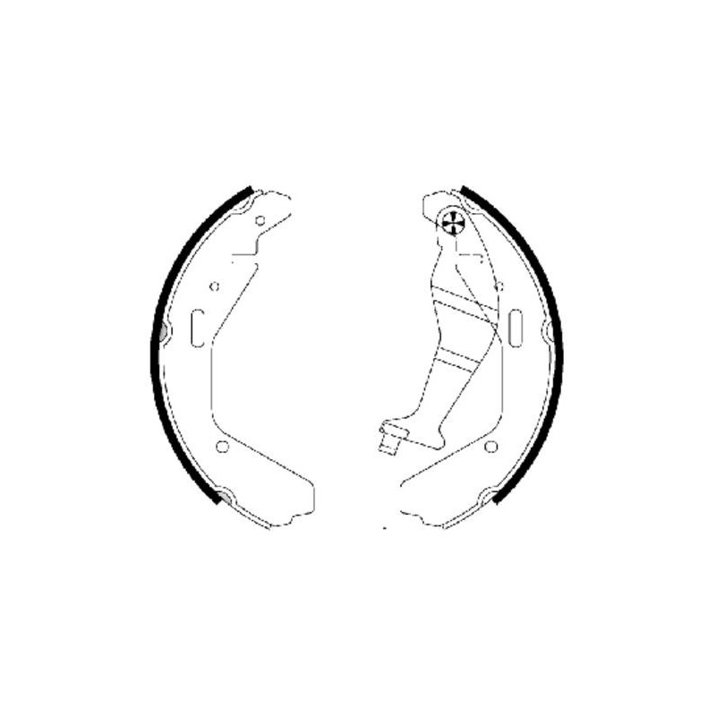 Jeu de mâchoires de frein MINTEX