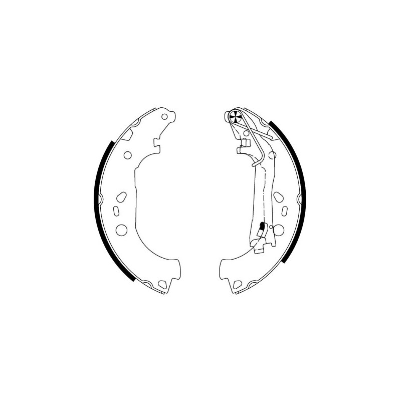 Jeu de mâchoires de frein MINTEX