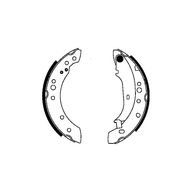 Jeu de mâchoires de frein MINTEX