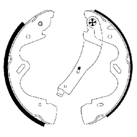 Jeu de mâchoires de frein...