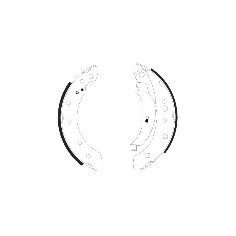 Jeu de mâchoires de frein MINTEX