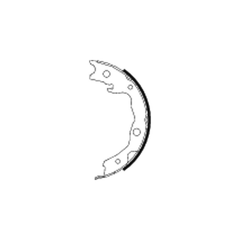 Jeu de mâchoires de frein (frein de stationnement) MINTEX