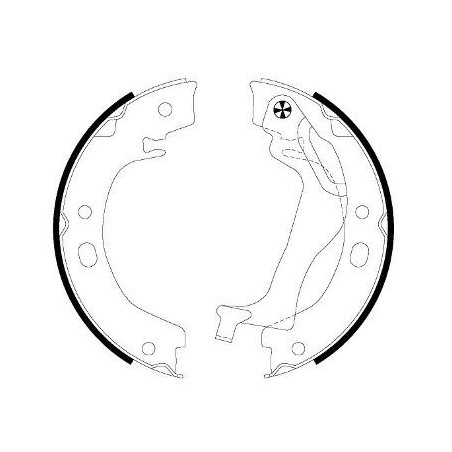 Jeu de mâchoires de frein...