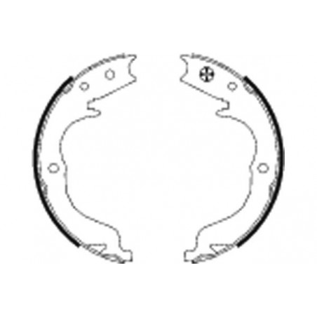 Jeu de mâchoires de frein...