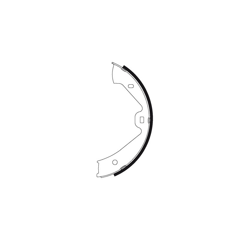 Jeu de mâchoires de frein (frein de stationnement) MINTEX