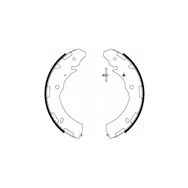 Jeu de mâchoires de frein MINTEX