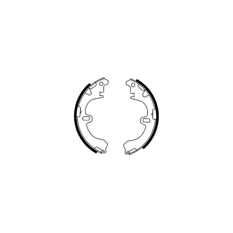 Jeu de mâchoires de frein MINTEX