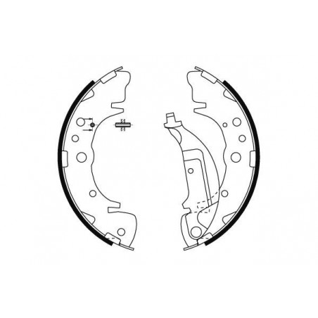 Jeu de mâchoires de frein...