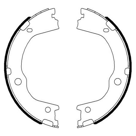 Jeu de mâchoires de frein...