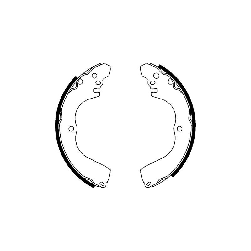 Jeu de mâchoires de frein MINTEX