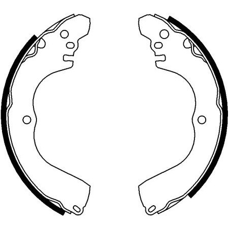 Jeu de mâchoires de frein...