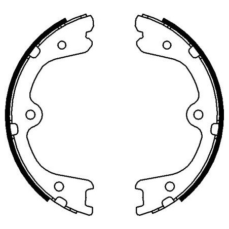 Jeu de mâchoires de frein...