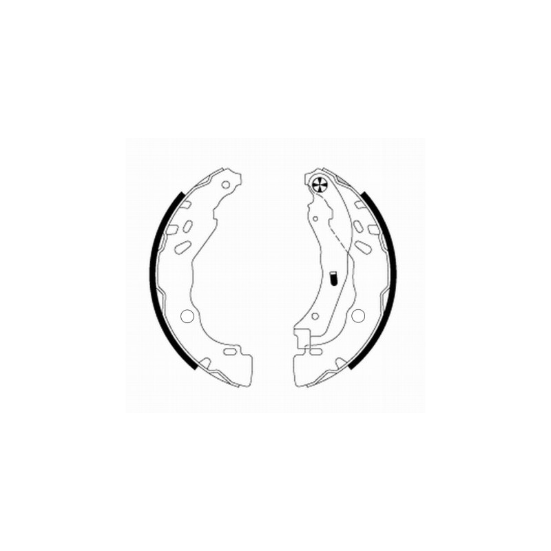 Jeu de mâchoires de frein MINTEX