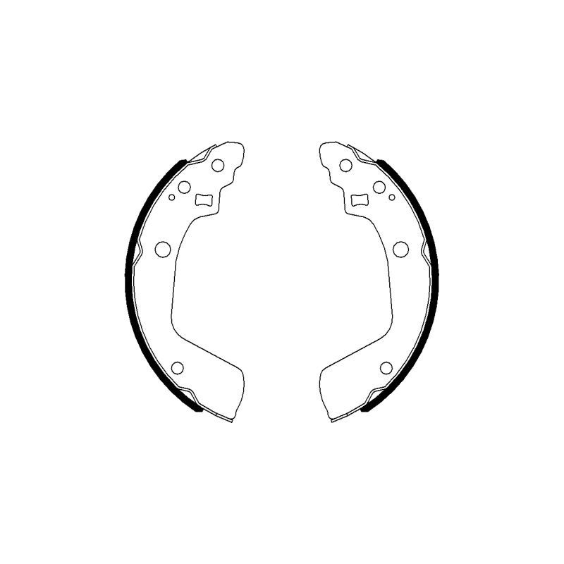 Jeu de mâchoires de frein MINTEX