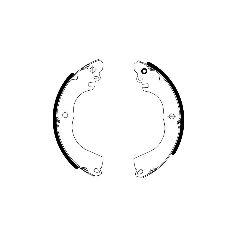 Jeu de mâchoires de frein MINTEX