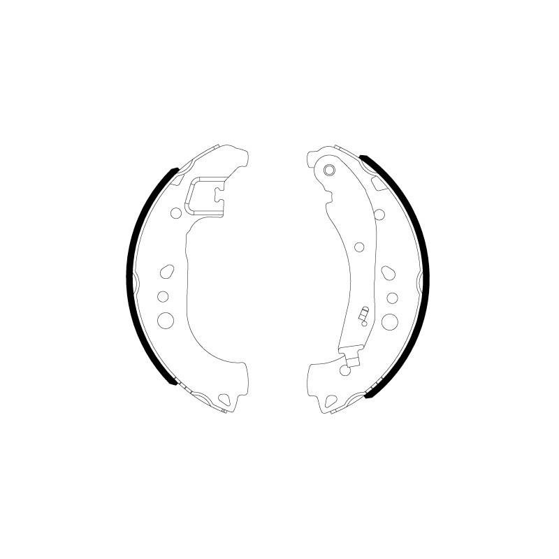 Jeu de mâchoires de frein MINTEX