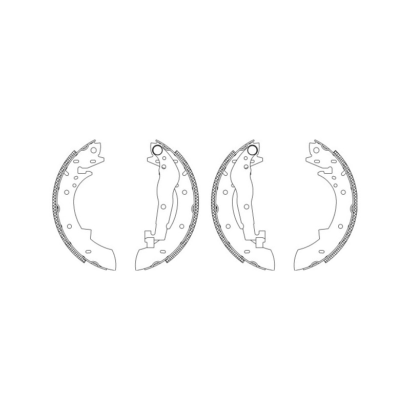 Jeu de mâchoires de frein MINTEX