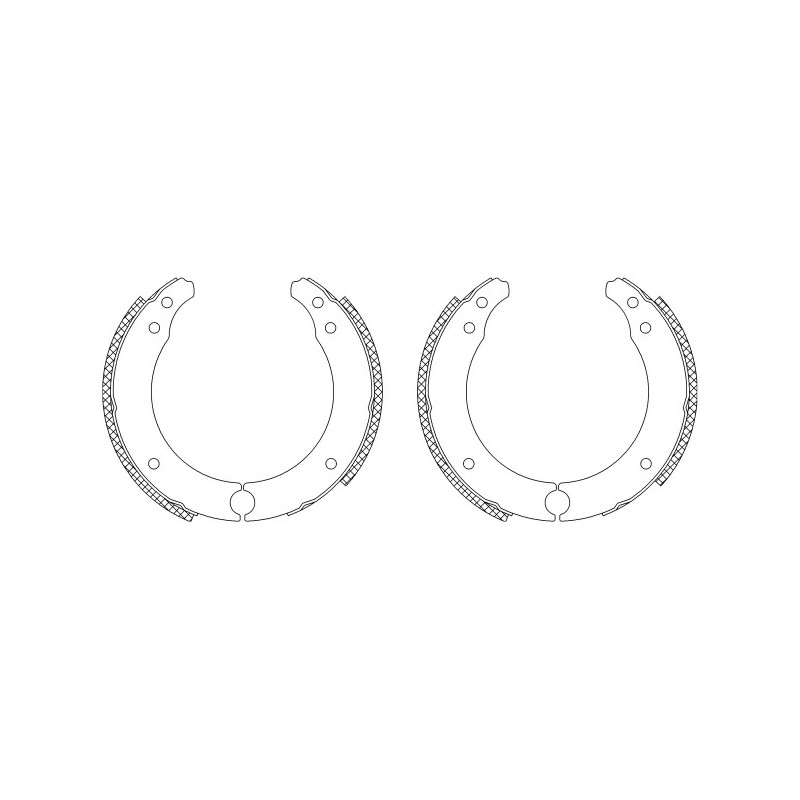 Jeu de mâchoires de frein MINTEX