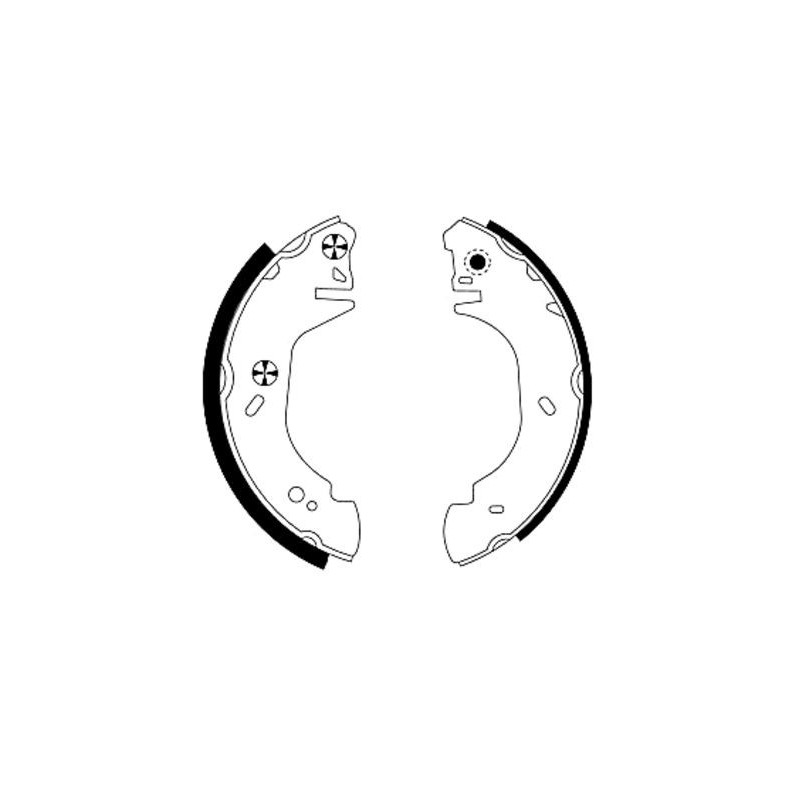 Jeu de mâchoires de frein MINTEX