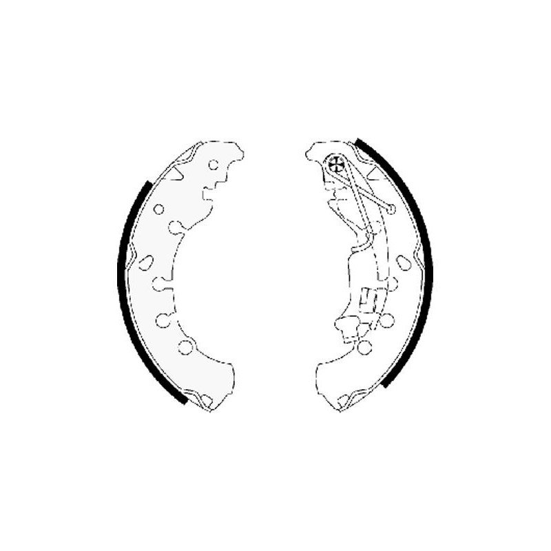 Jeu de mâchoires de frein MINTEX