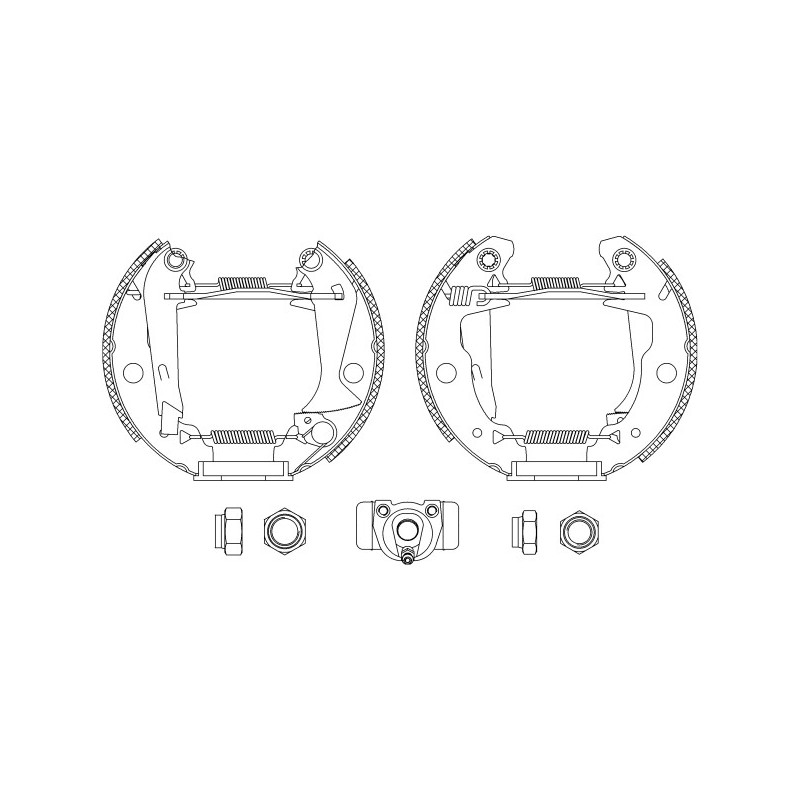 Jeu de mâchoires de frein MINTEX
