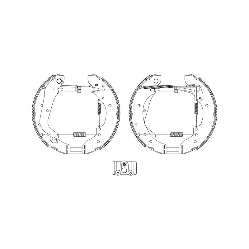 Jeu de mâchoires de frein MINTEX