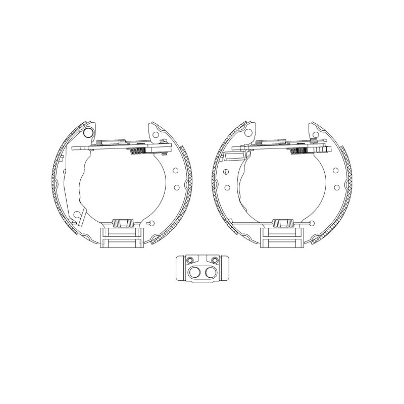 Jeu de mâchoires de frein MINTEX