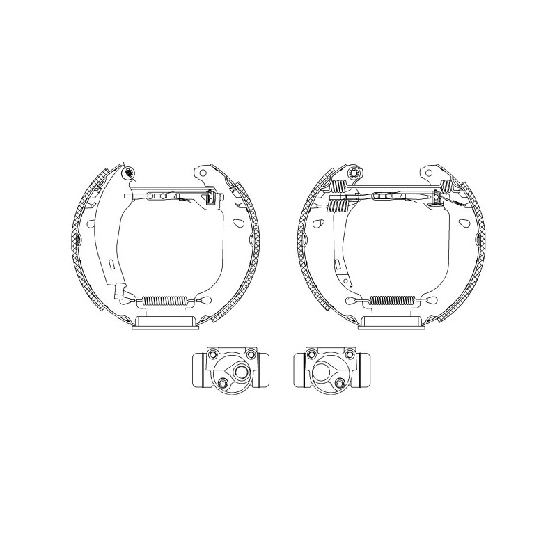 Jeu de mâchoires de frein MINTEX