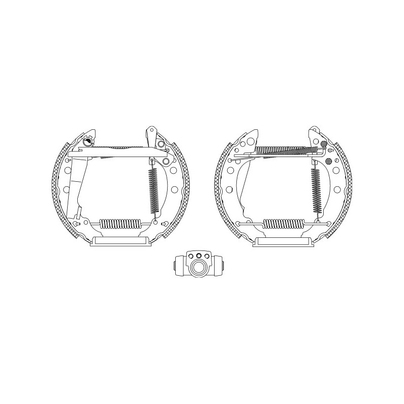 Jeu de mâchoires de frein MINTEX