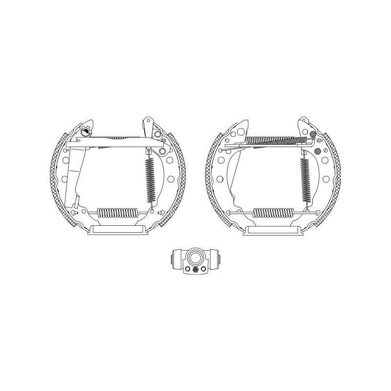 Jeu de mâchoires de frein MINTEX