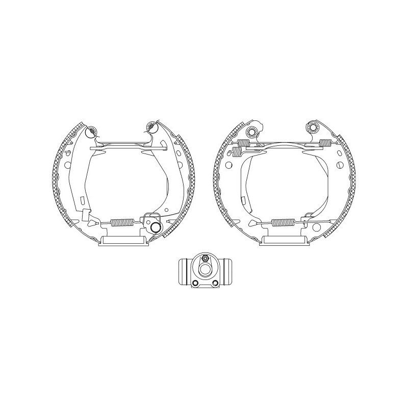 Jeu de mâchoires de frein MINTEX