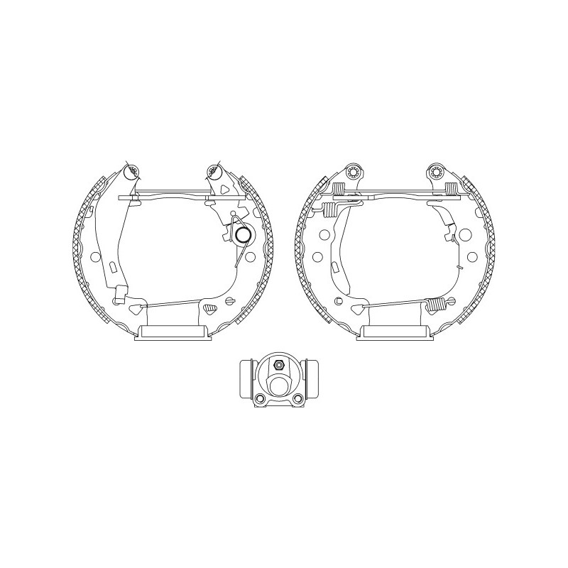 Jeu de mâchoires de frein MINTEX