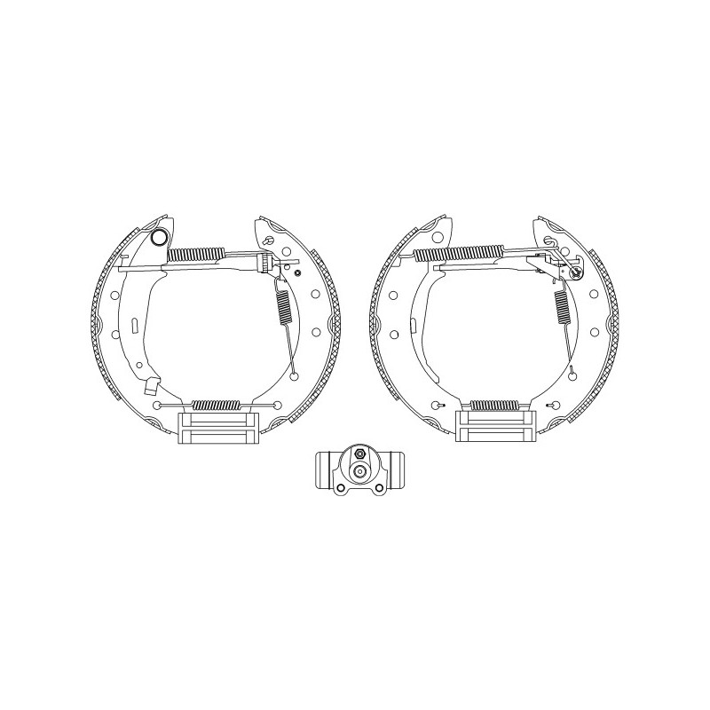 Jeu de mâchoires de frein MINTEX