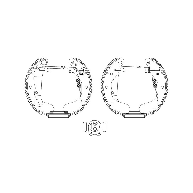 Jeu de mâchoires de frein MINTEX