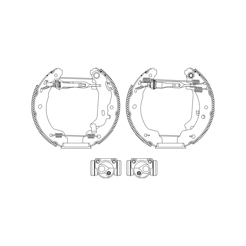 Jeu de mâchoires de frein MINTEX