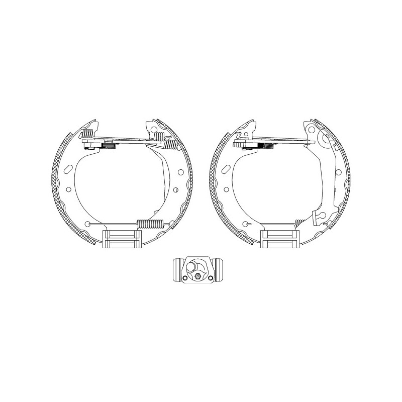 Jeu de mâchoires de frein MINTEX