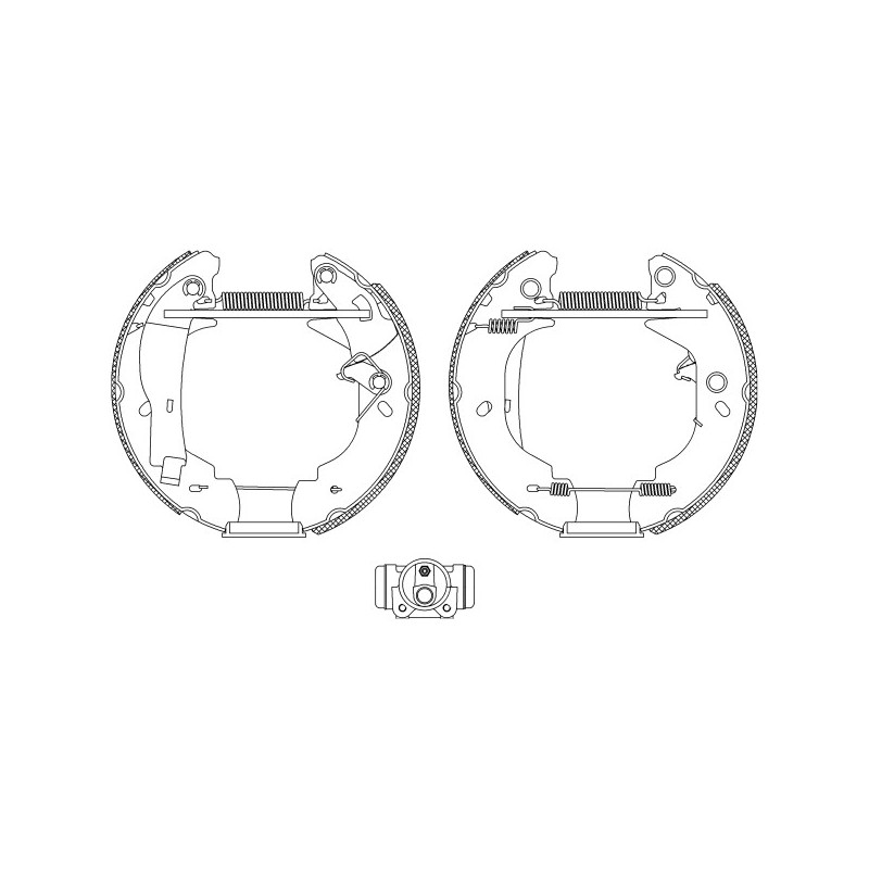 Jeu de mâchoires de frein MINTEX