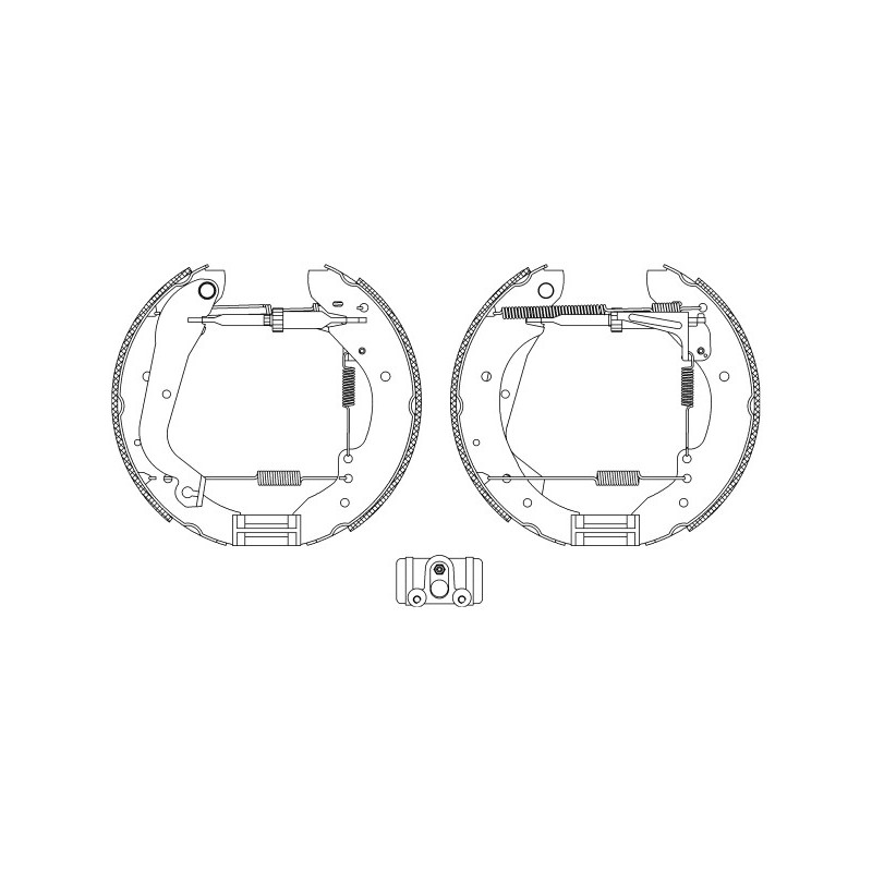 Jeu de mâchoires de frein MINTEX