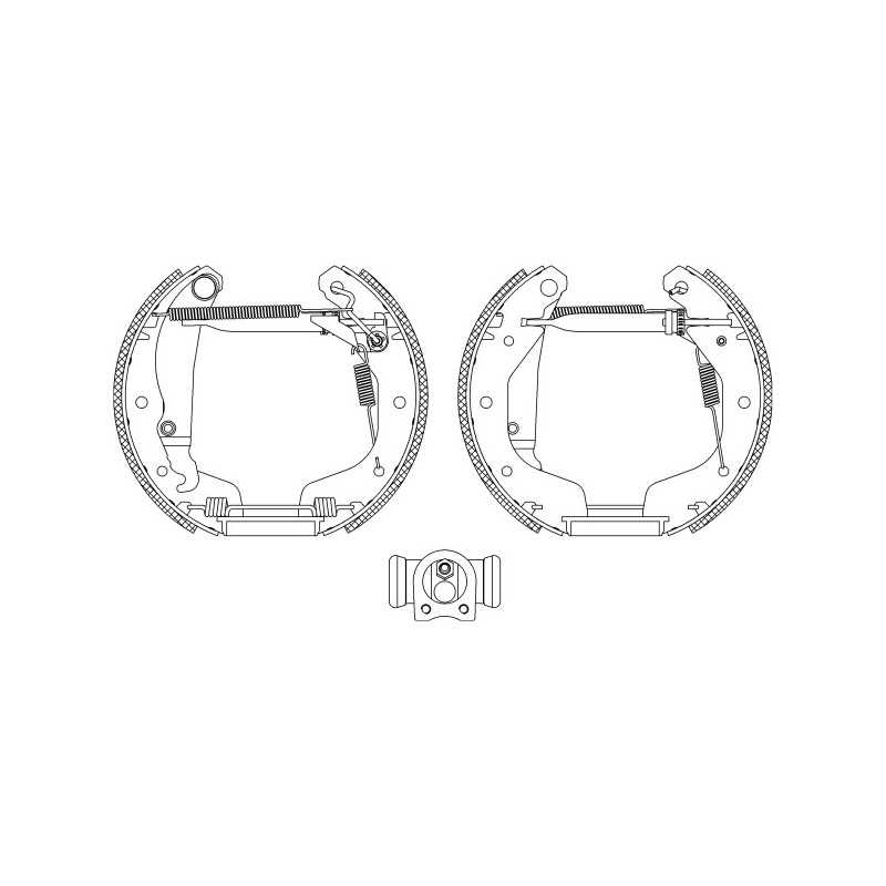 Jeu de mâchoires de frein MINTEX