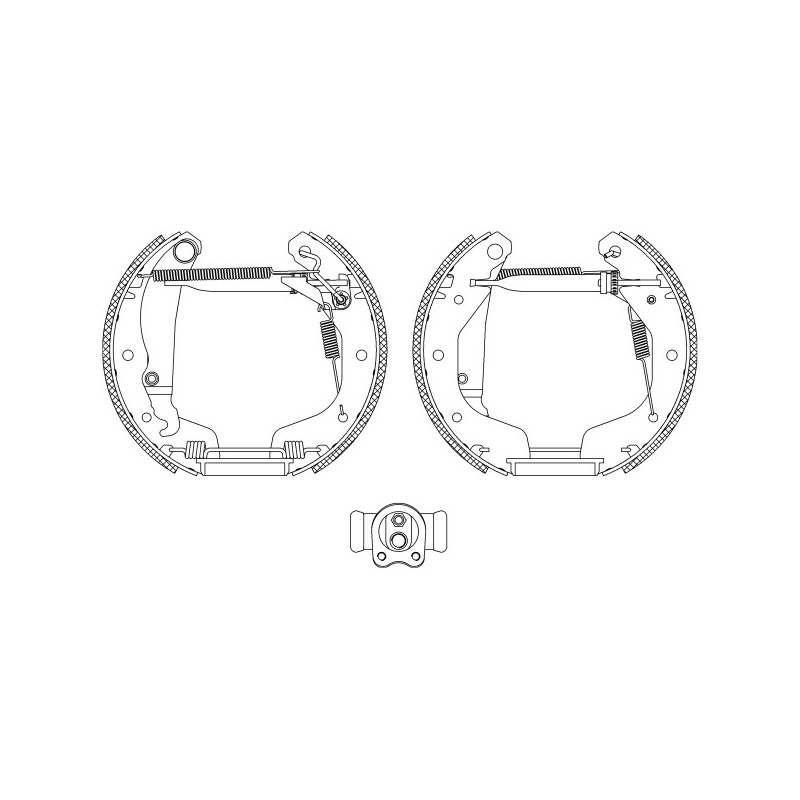 Jeu de mâchoires de frein MINTEX