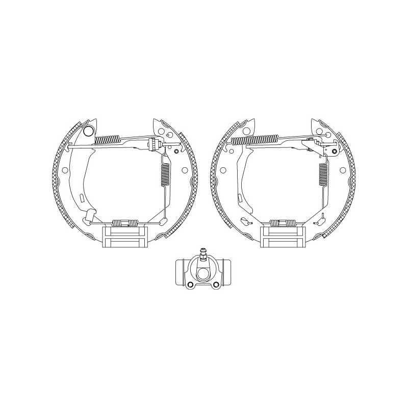 Jeu de mâchoires de frein MINTEX