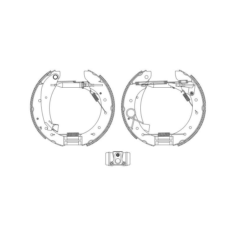 Jeu de mâchoires de frein MINTEX