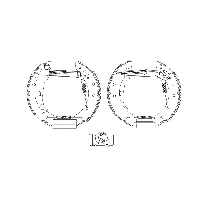 Jeu de mâchoires de frein MINTEX