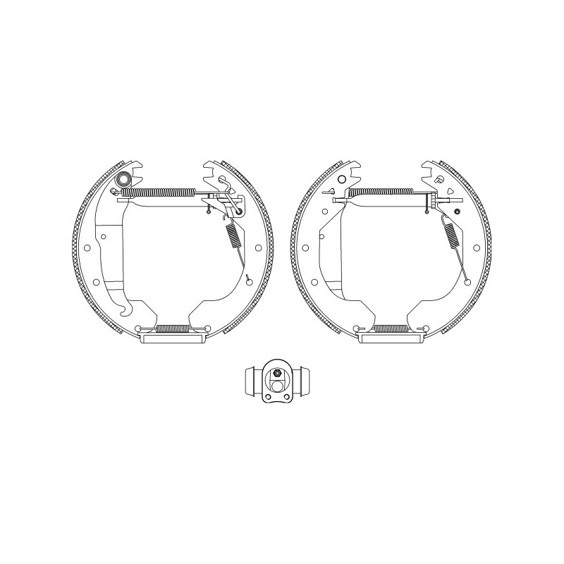Jeu de mâchoires de frein MINTEX