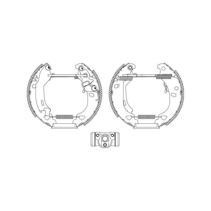 Jeu de mâchoires de frein MINTEX