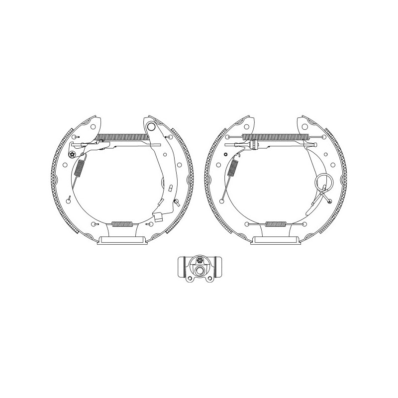Jeu de mâchoires de frein MINTEX