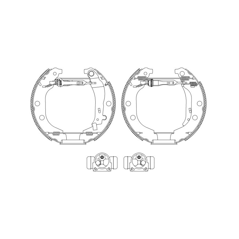 Jeu de mâchoires de frein MINTEX