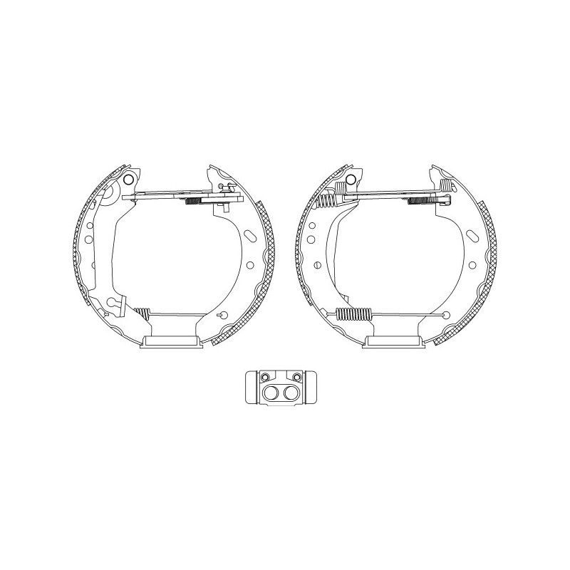 Jeu de mâchoires de frein MINTEX